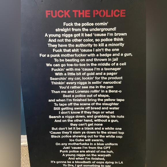 Ice cube lyrics canvas